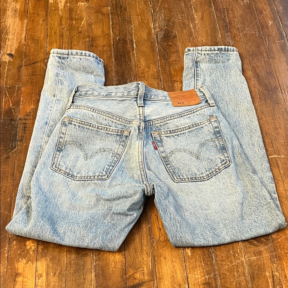 Levi's Light Blue Straight Leg Jeans